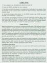 Airline Atari instructions