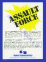 Assault Force 3-D Atari disk scan