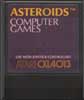 Asteroids Atari cartridge scan