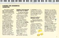AtariMusic I Atari instructions