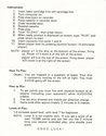 Avoid Atari instructions