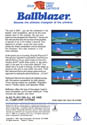 Ballblazer Atari cartridge scan