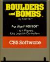 Boulders and Bombs Atari cartridge scan