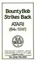 Bounty Bob Strikes Back! Atari instructions
