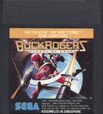 Buck Rogers Atari cartridge scan