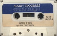 Caverns of Mars Atari tape scan