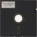 Christian Signs and Symbols Atari disk scan
