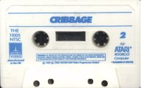 Cribbage / Dominoes Atari tape scan