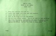 Crypt of the Undead Atari instructions