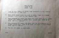 Dunjonquest - Curse of Ra Atari instructions