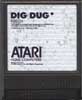 Dig Dug Atari cartridge scan