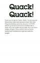 Ducks Ahoy! Atari instructions
