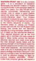 Eastern Front (1941) Atari instructions