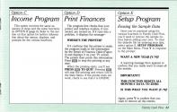 Family Finances Atari instructions