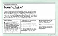 Family Finances Atari instructions