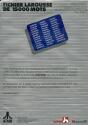 Fichier Larousse de 15000 Mots Atari disk scan