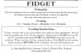 Fidget Atari instructions