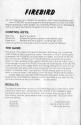 Firebird Atari instructions