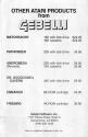 Firebird Atari instructions