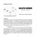 Galactic Avenger Atari instructions