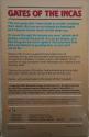 Gates of the Incas Atari disk scan