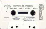 Gestion de Fichier Atari tape scan