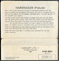 Hareraiser - Prelude Atari tape scan