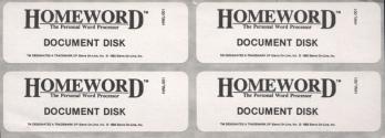 Homeword Atari disk scan
