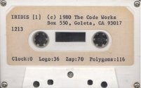 Iridis #1 Atari tape scan