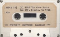 Iridis #2 Atari tape scan