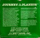 Journey to the Planets Atari tape scan