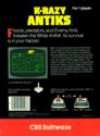 K-Razy Antiks Atari cartridge scan