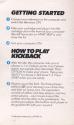 Kickback Atari instructions