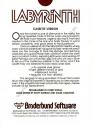 Labyrinth Atari tape scan