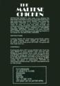 Quest for the Maltese Chicken (The) Atari disk scan