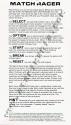 Match Racer Atari instructions