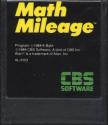 Math Mileage Atari cartridge scan