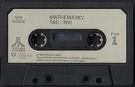 Mathematic-Tac-Toe Atari tape scan