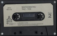 Mathematic-Tac-Toe Atari tape scan