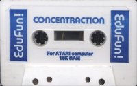 MathFun! - Battling Bugs / Concentraction Atari tape scan