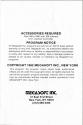 Megalegs Atari instructions