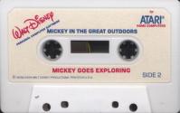 Mickey in the Great Outdoors Atari tape scan