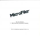 MicroFiler Atari instructions