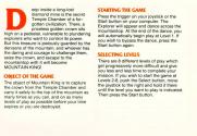 Mountain King Atari instructions
