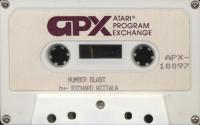 Number Blast Atari tape scan