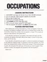 Occupations Atari instructions