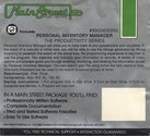 Personal Inventory Manager Atari disk scan