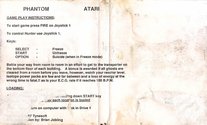 Phantom Atari instructions