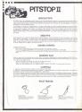 Pitstop II Atari instructions