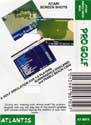 Pro Golf Atari tape scan